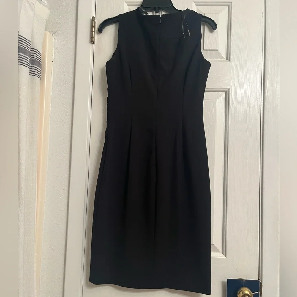 Calvin Klein black zip-up formal dress - Picture 3 of 3